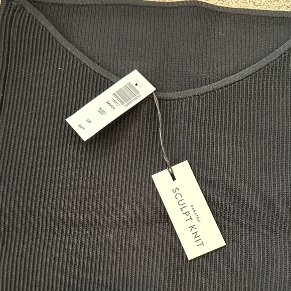 Black Ribbed Tube Top - Picture 2 of 3